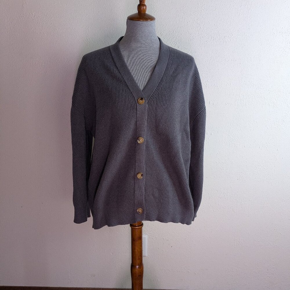Thick Grey Cardigan